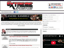 Tablet Screenshot of extremesportspicks.com